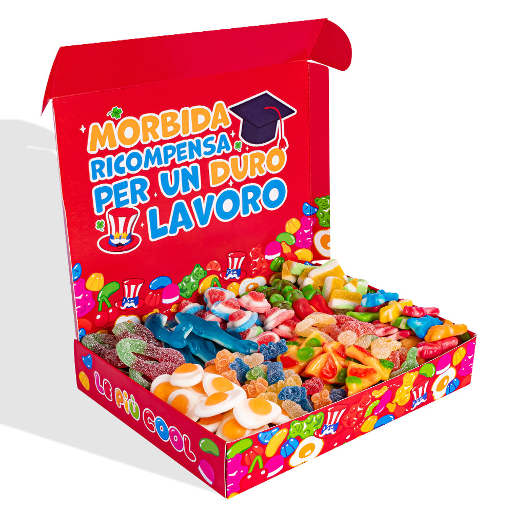 Candy box Glückwünsche zu deinem Abschluss Kiste mit Gummisüßigkeiten