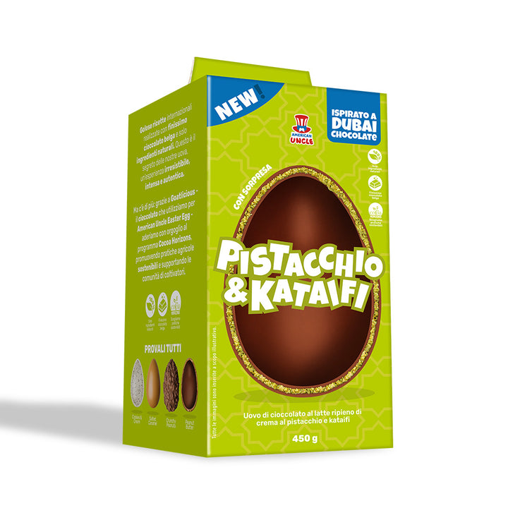 Confezione da 450g di uovo al pistacchio e kataifi