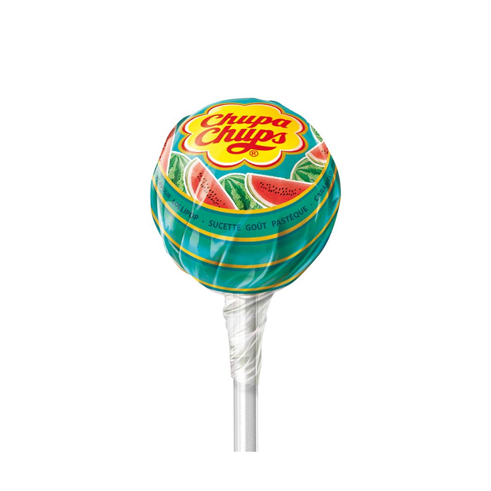 Chupa Chups Wassermelone, Lutscher mit Wassermelonengeschmack 12g