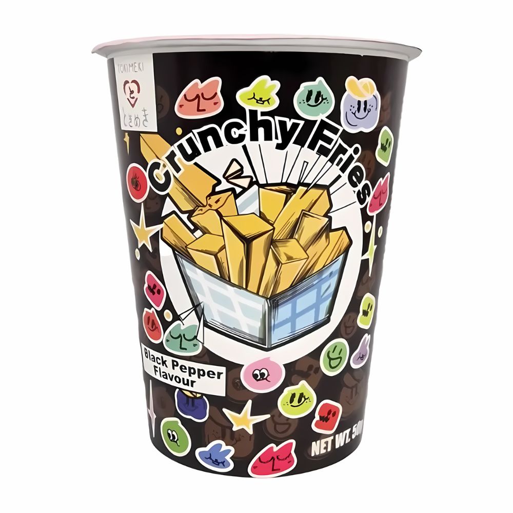 Confezione da 50g, patatine al gusto di pepe Tokimeki.