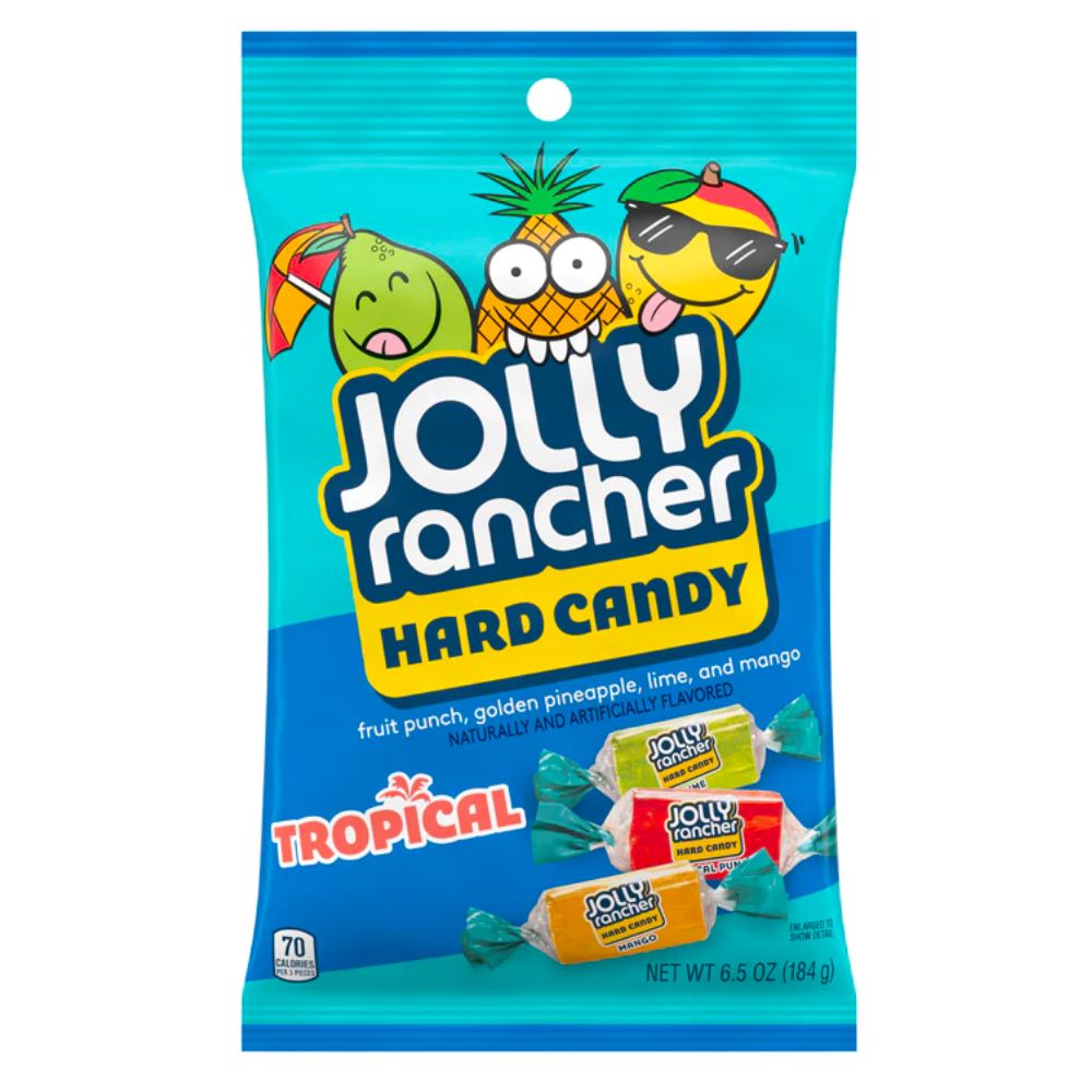 Confezione da 184g di caramelle al gusto di frutta tropicale Jolly Rancher