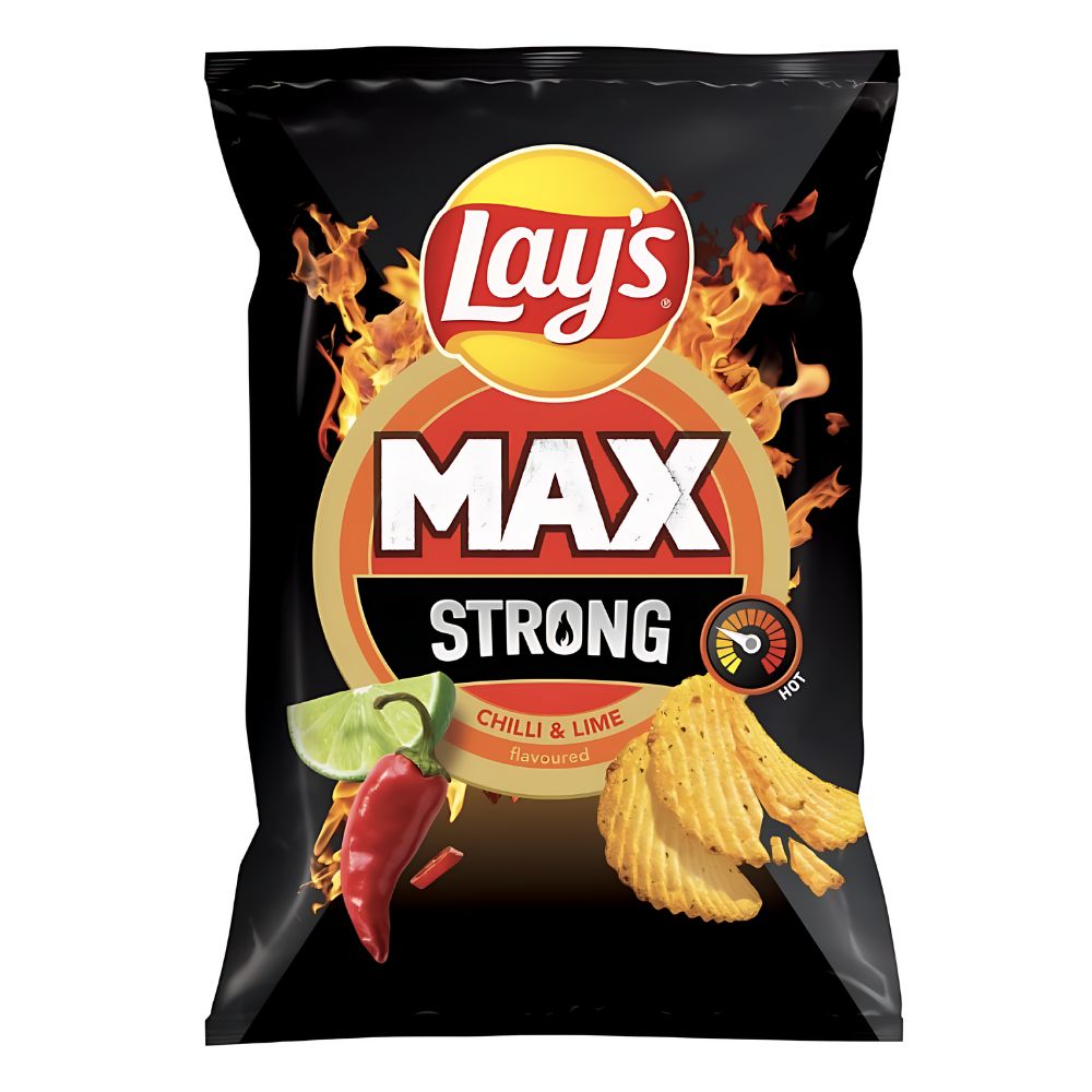 Lay's Strong Chilli&Lime Flavour - würzige Chips mit Limettengeschmack ...