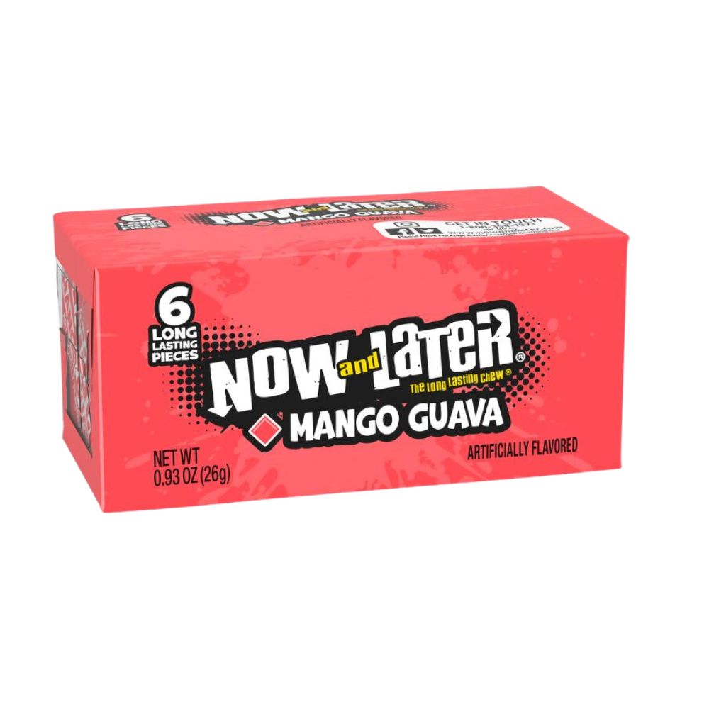 Confezione da 26g di caramelle al mango Now e Later