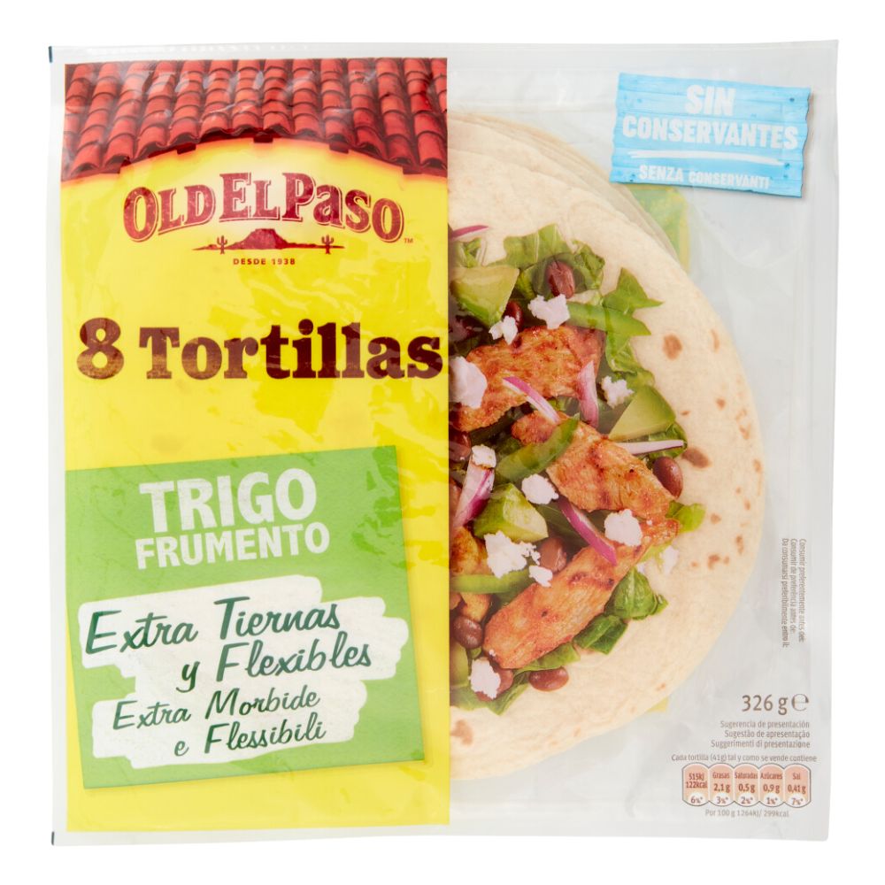 tortillas aufbewahren Old El Paso Tortillas