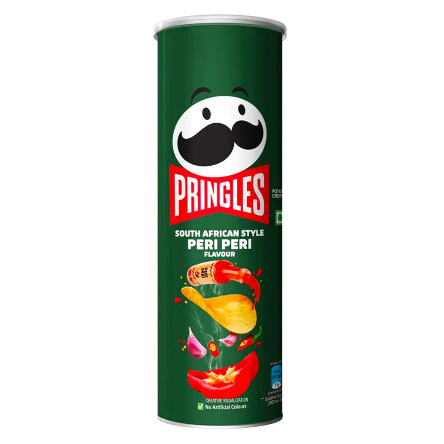 Confezione da 102g di patatine piccanti Pringles Peri Peri