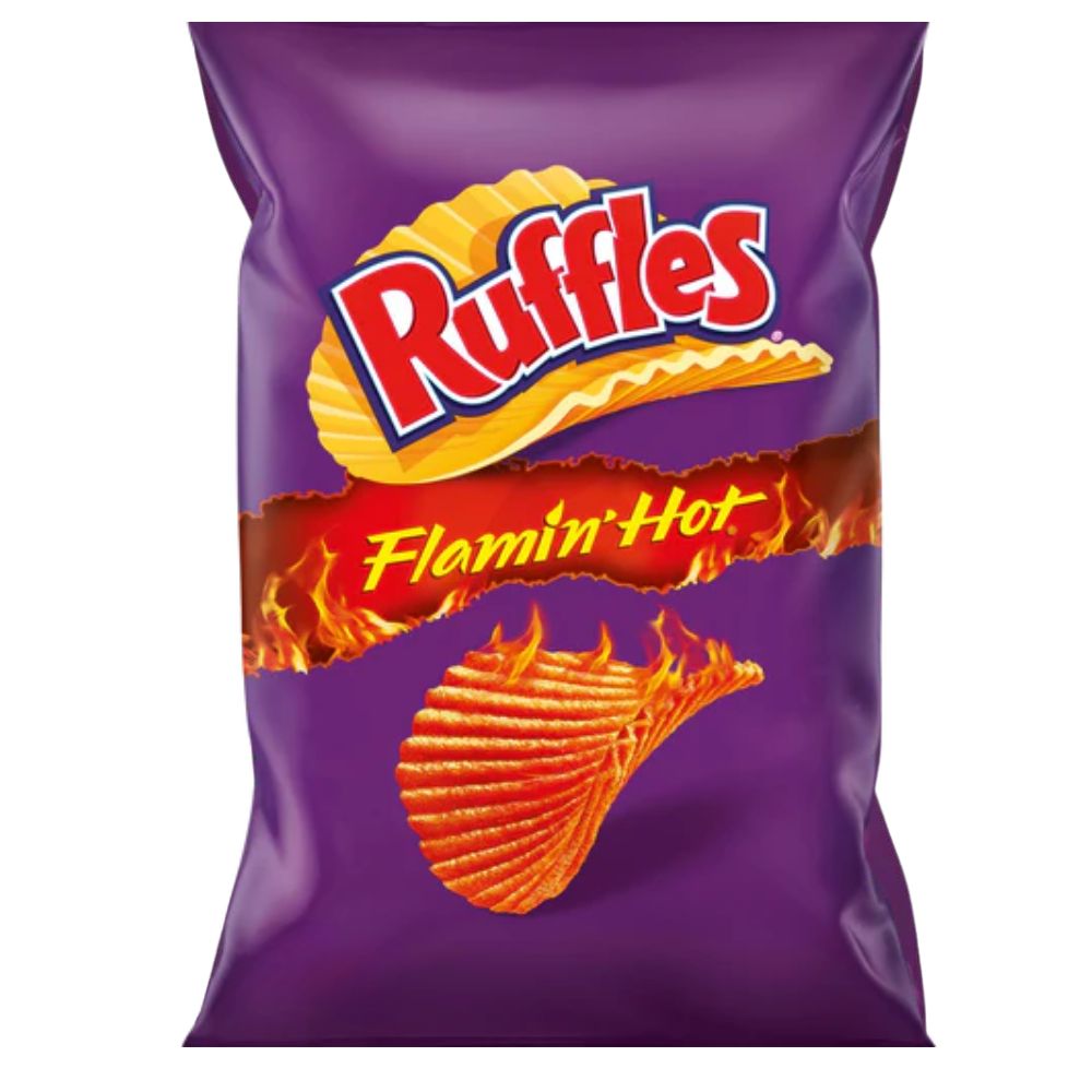 Ruffles Flamin Hot scharfe Chips 75g American Uncle