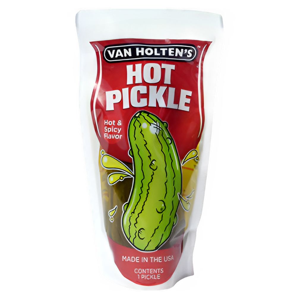 Van Holtens Jumbo Pickle - Hot&Spicy, cetriolo piccante monoporzione in sottaceto