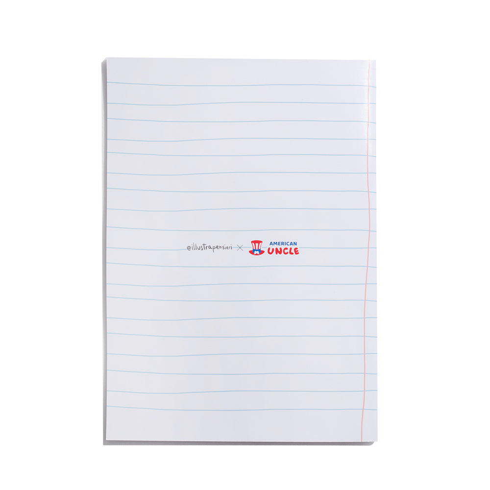 A4-Notizbuch Cool to be Happy mit Linien