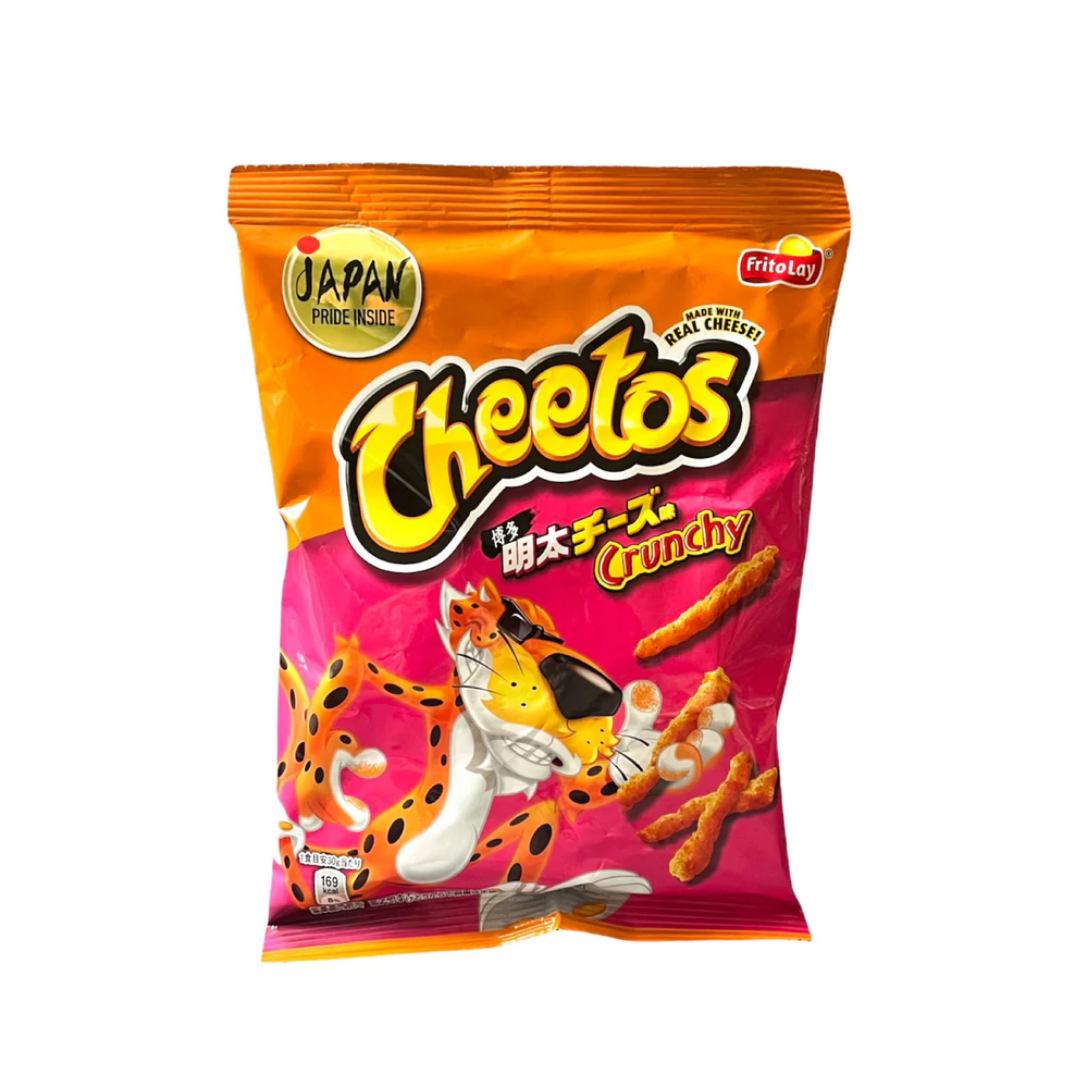 Cheetos Crunchy Japan Hakata Mentaiko Cheese, würzige Käse-Chips mit Hakata Mentaiko, 65g