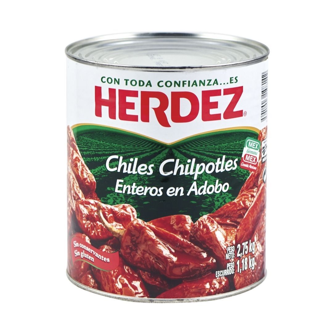 Herdez Chiles Chipotles Enteros en Adobo scharfe gefüllte