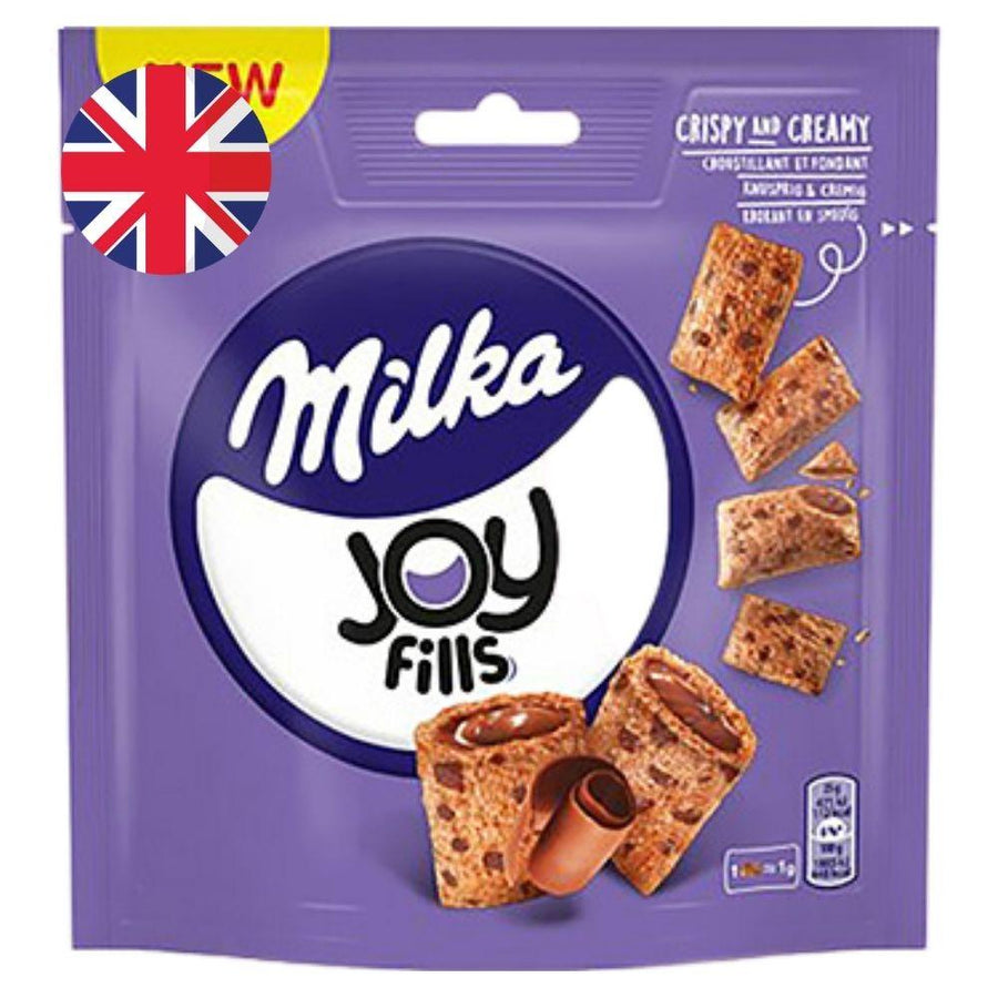 Milka Joy Fills, tocchetti ripieni di cioccolato Milka da 90g (4780552945761)