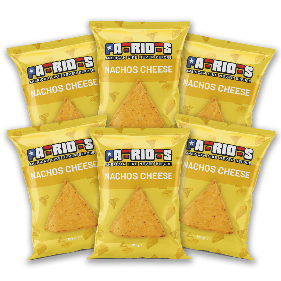 6x Patriots Nacho Cheese, nachos al formaggio da 60g