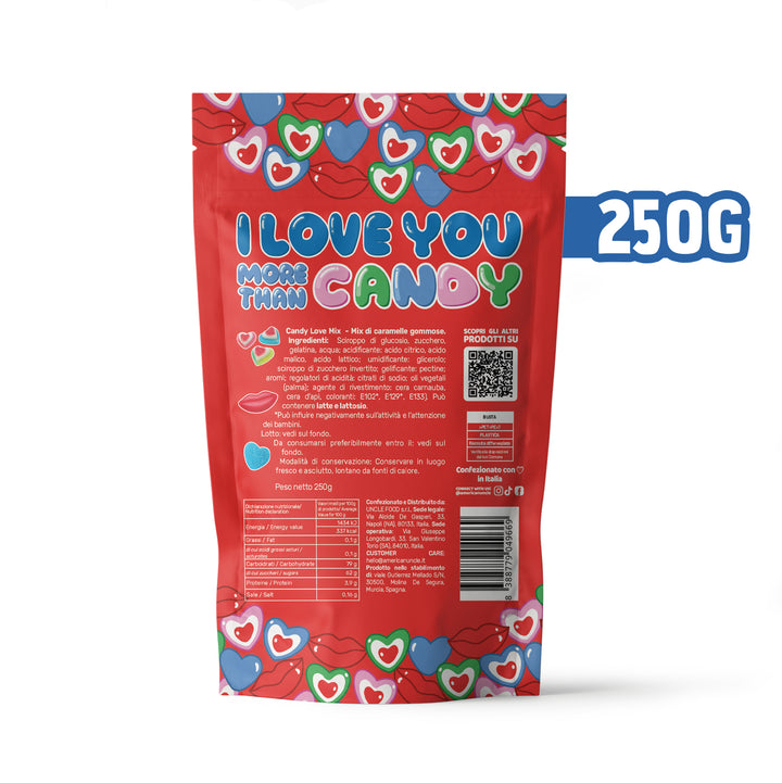 Candy mix - Love Edition, Packung mit 250g Gummibärchen
