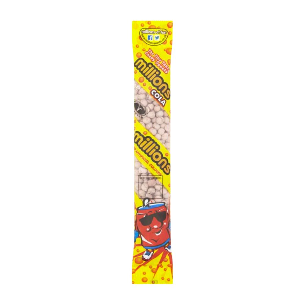 Millions Tubes Cola - Bonbons mit cola Geschmack, 60g – American Uncle Millions Tubes Cola - Bonbons mit cola Geschmack, 60g – American Uncle