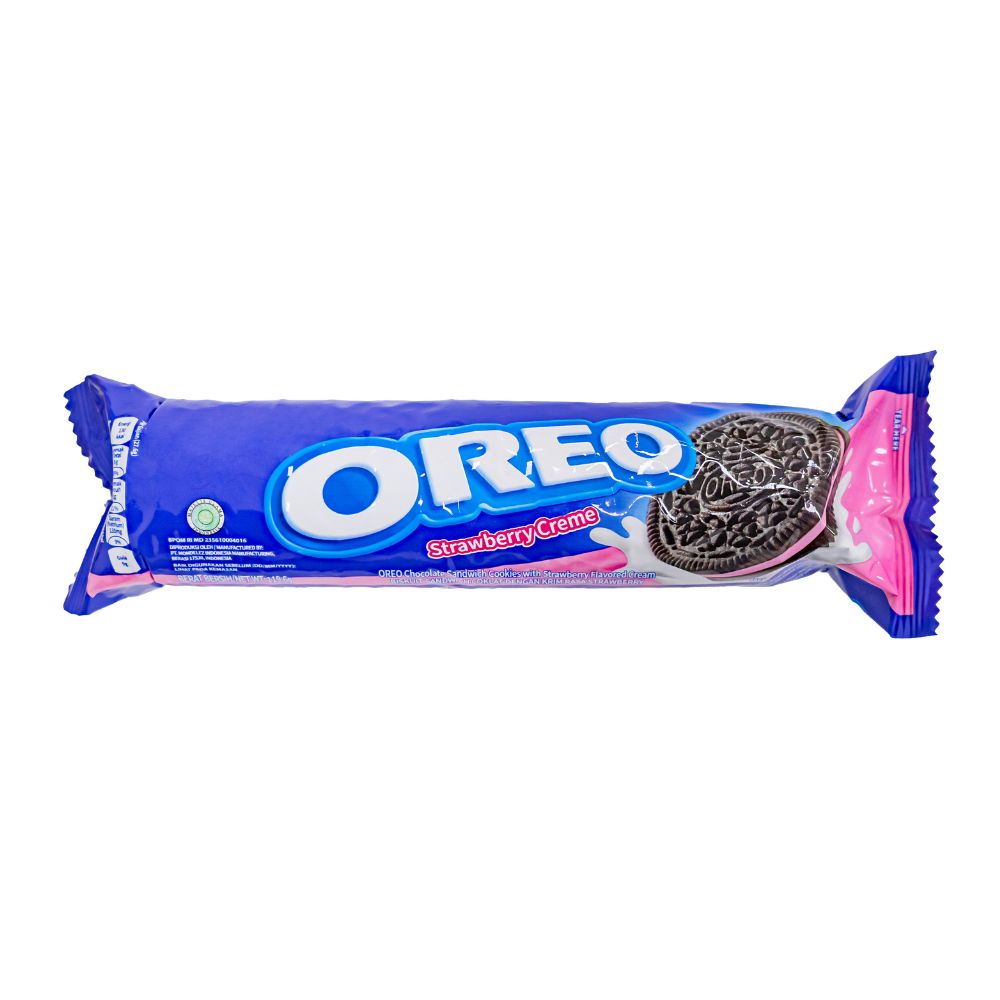 Oreo Strawberry Creme - Kakaokekse gefüllt mit Erdbeercreme, 119,6g ... Oreo Strawberry Creme - Kakaokekse gefüllt mit Erdbeercreme, 119,6g ...