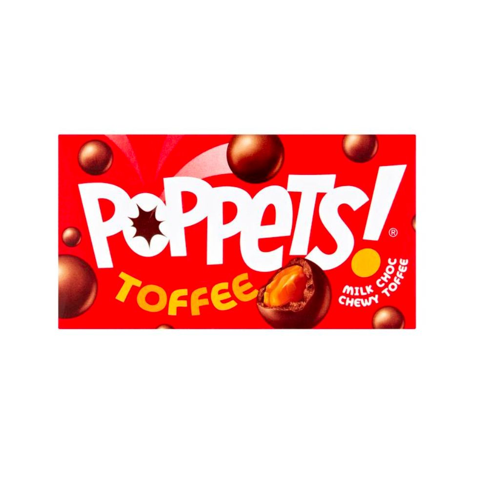 Poppets! Toffee - Pralinen gefüllt mit Toffee-Creme - 39g – American Uncle