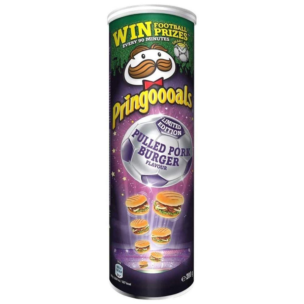 Pringles Pringoooals Pulled Pork Burger, patatine al gusto di carne di maiale da 200g (4717823262817)