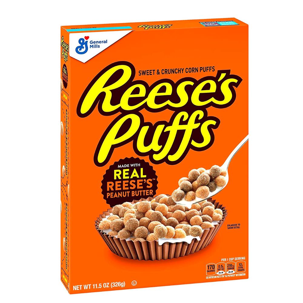 Reese's Peanut Butter Puffs Müsli mit Kakao und Erdnussbutter 326g