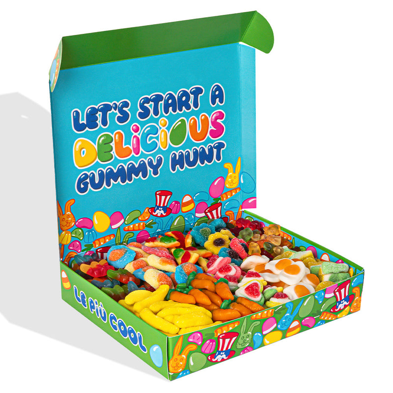 Wunnie box “Happy Easter”, Candy Box mit Gummisüßigkeiten zum Befüllen mit deinen Favoriten