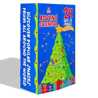 [GLUTEN FREE] Adventskalender 2024, Box mit +24 glutenfreien süßen und herzhaften Überraschungssnacks