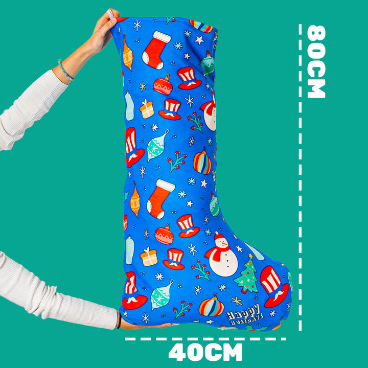 XXL-Epiphaniensocke mit 70 süßen und salzigen Produkten 