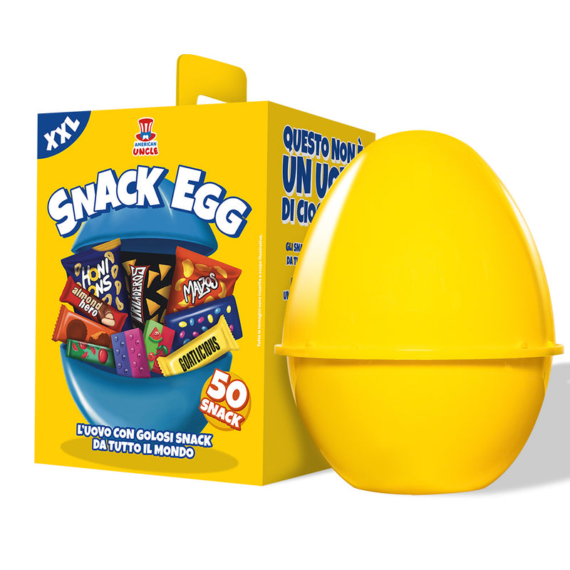 Snack Egg XXL, Ei aus 50 snack süßen und salzigen 