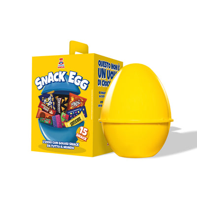 American Uncle Snack Egg M, Ei Überraschung mit 15 snack süßen und salzigen Leckereien 