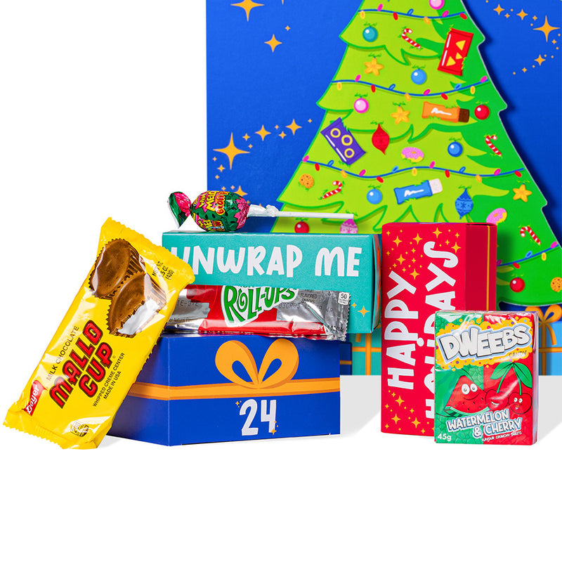 [GLUTEN FREE] Adventskalender Spezial 2024, Box mit +24 glutenfreien süßen und herzhaften Überraschungssnacks