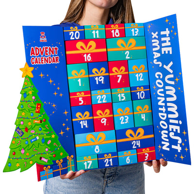 [GLUTEN FREE] Adventskalender 2024, Box mit +24 glutenfreien süßen und herzhaften Überraschungssnacks