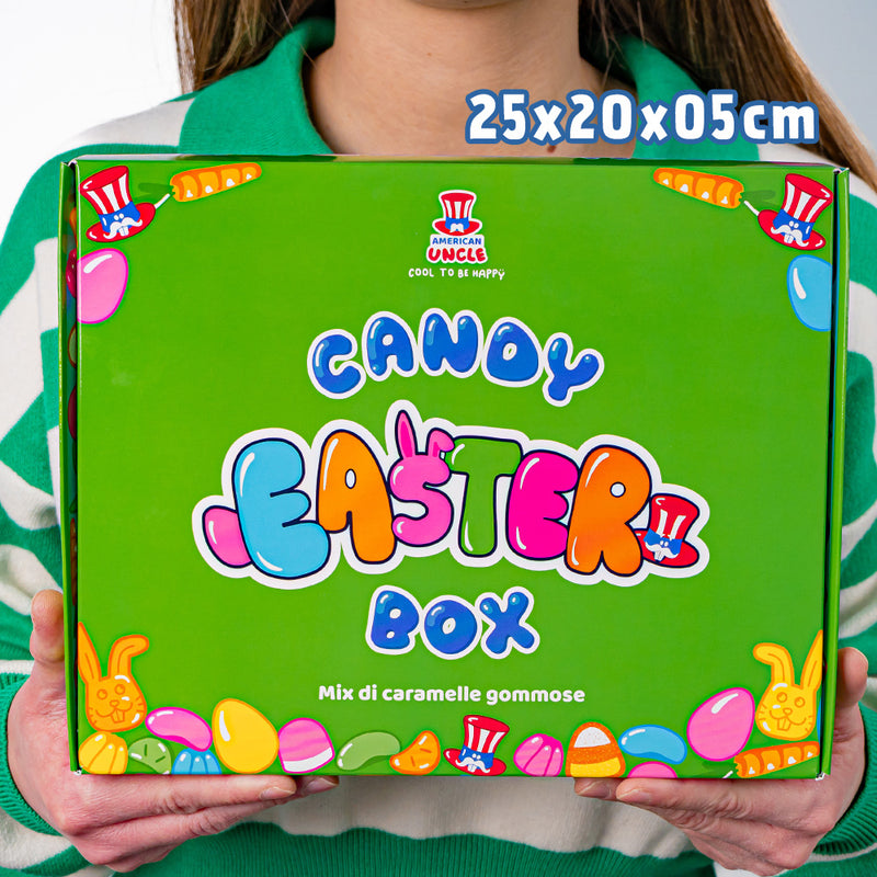 Wunnie box “Happy Easter”, Candy Box mit Gummisüßigkeiten zum Befüllen mit deinen Favoriten