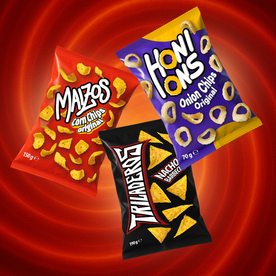 Honions & Friends Big , 1 Honions 70 g + 1 Maizos 150 g + 1 Triladeros 190 g 