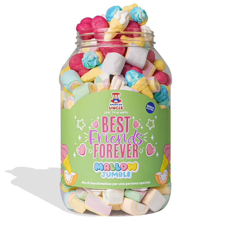 Mallow Jumble "Best Friends Forever", Marshmallow Krug zum Zusammenstellen mit deinem Lieblingsgeschmack