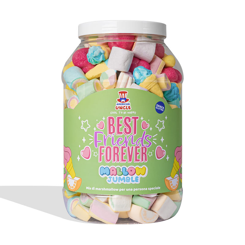 Mallow Jumble "Best Friends Forever", Marshmallow Krug zum Zusammenstellen mit deinem Lieblingsgeschmack