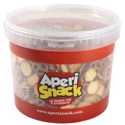 Confezione da 1000g di snack misti Aperisnack.