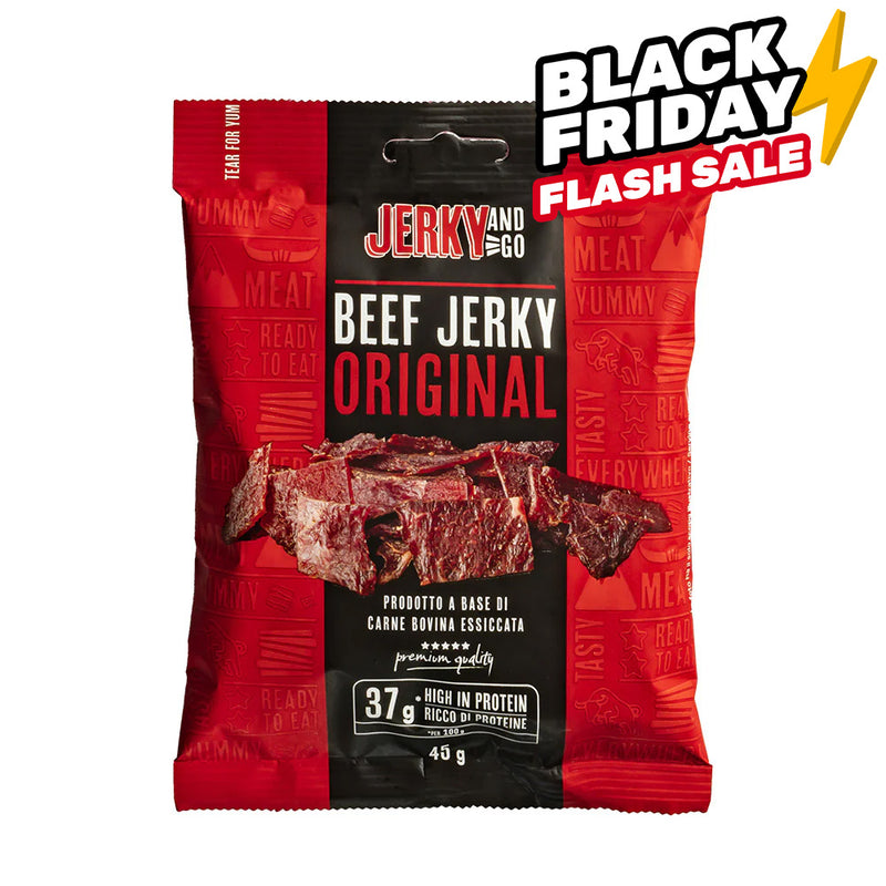 Jerky and Go Beef Jerky Original, 45g Rinderwackelpudding