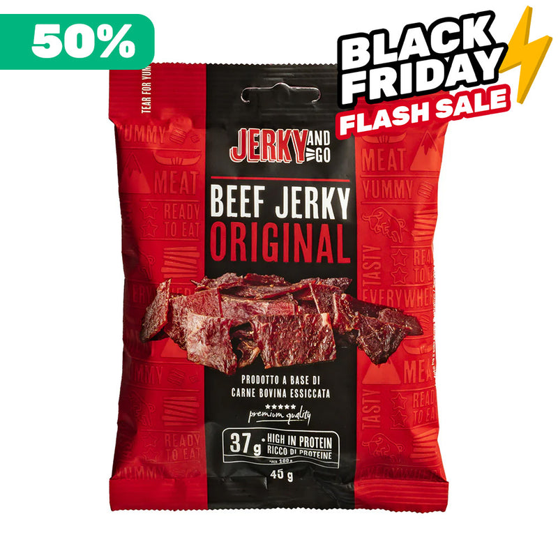 Jerky and Go Beef Jerky Original, 45g Rinderwackelpudding