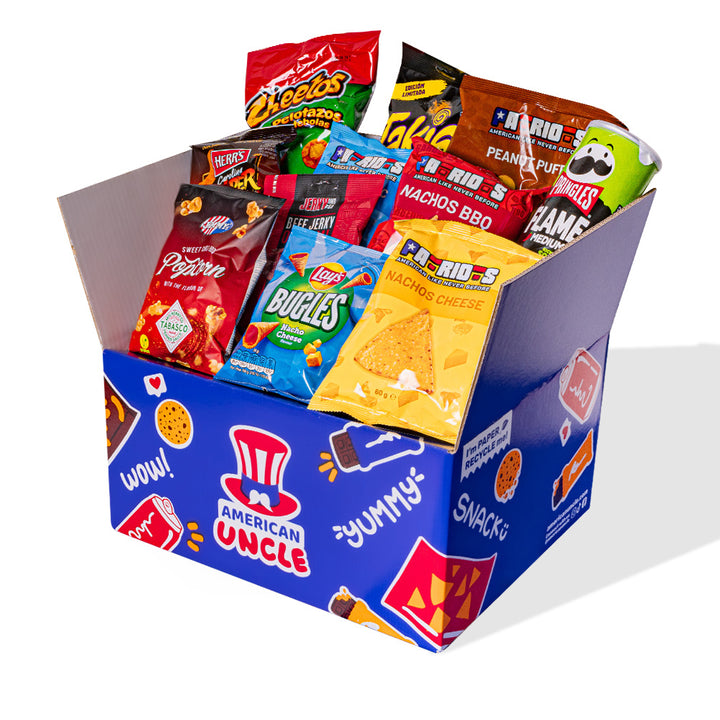 Snack box Salat aus mindestens 18 internationalen Produkten 