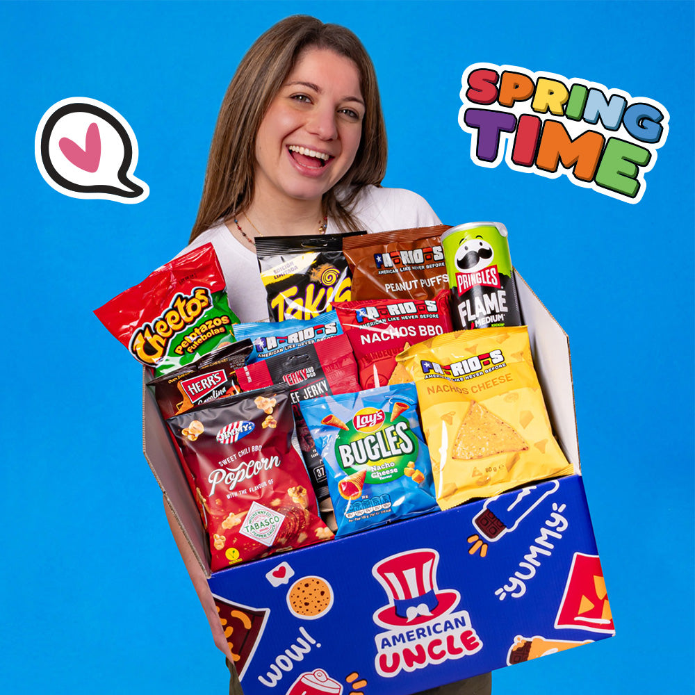 Snack box Salat aus mindestens 18 internationalen Produkten 