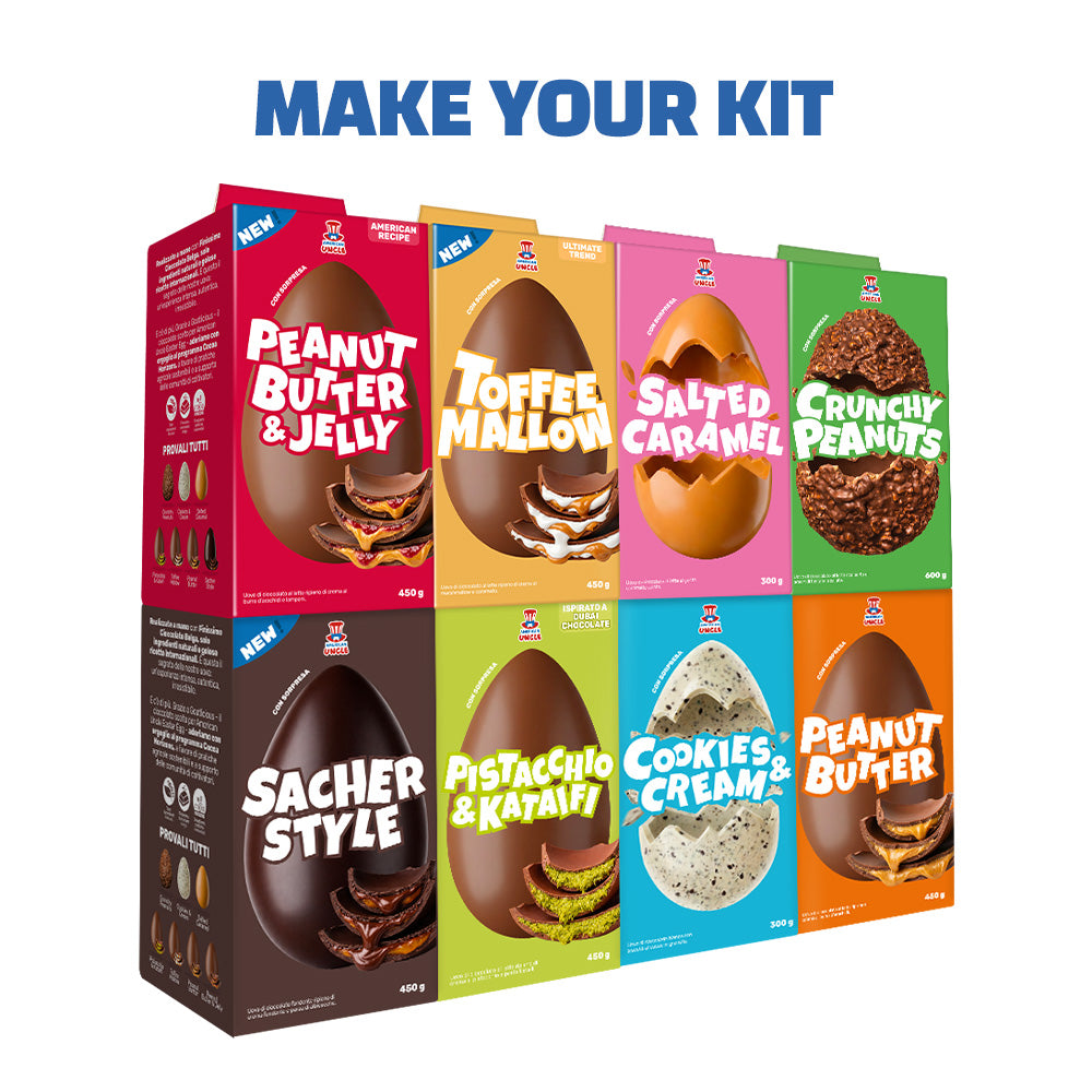 Stelle dein Kit zusammen: Wähle 3 Geschmacksrichtungen