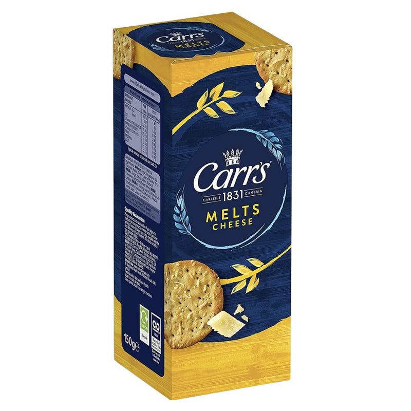 Confezione da 150g biscotti con formaggio Carr&