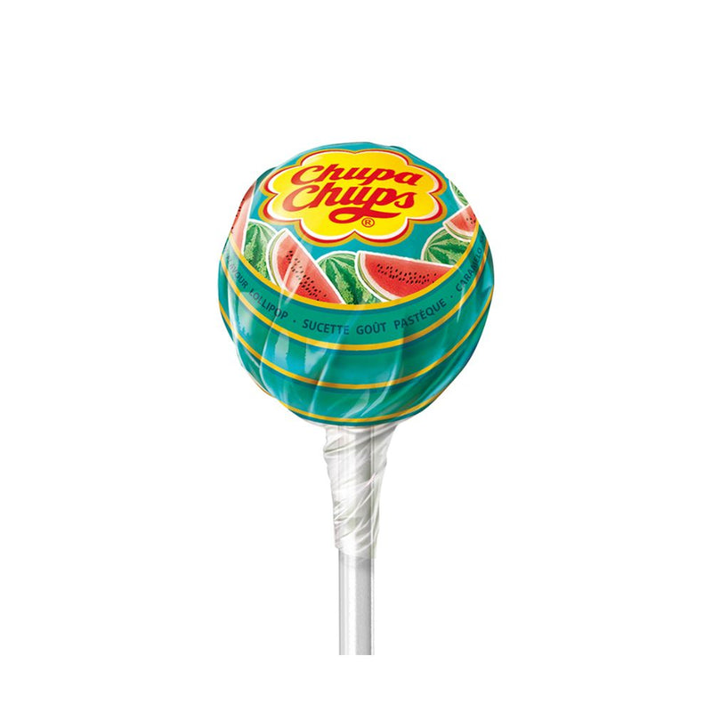 Chupa Chups Wassermelone, Lutscher mit Wassermelonengeschmack 12g 