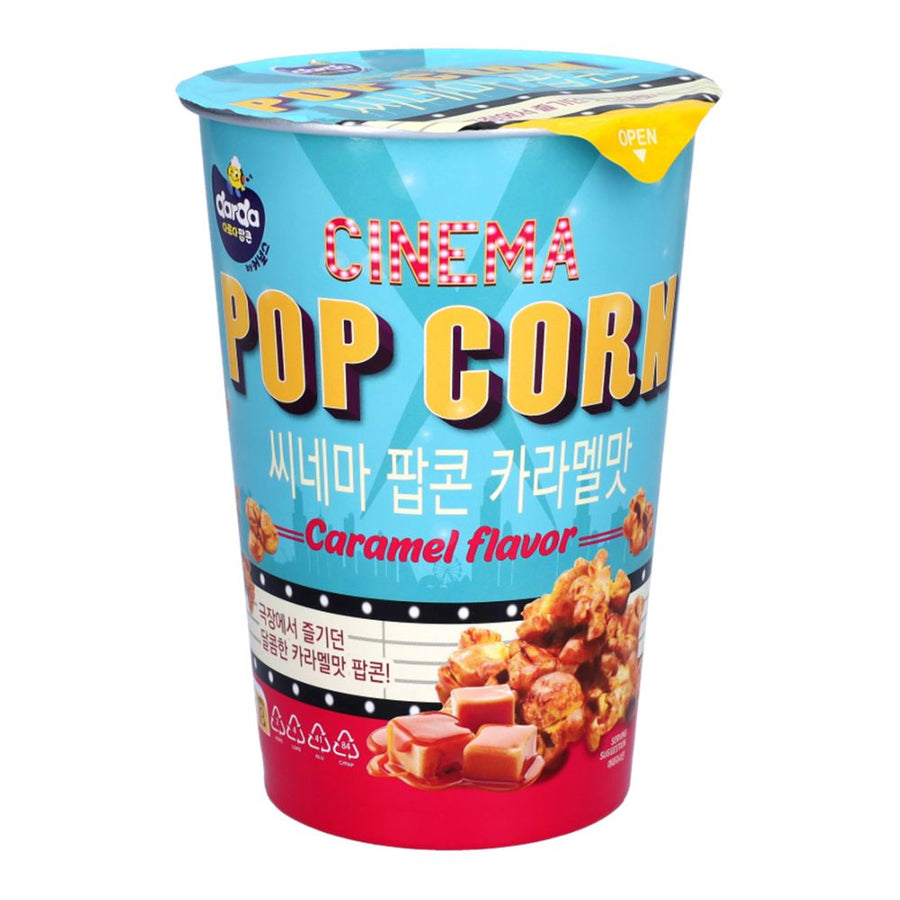 Confezione da 65g, popcorn al gusto di caramello Cinema Popcorn.