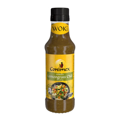 Confezione da 175ml, salsa al gusto di lemongrass piccante Conimex.