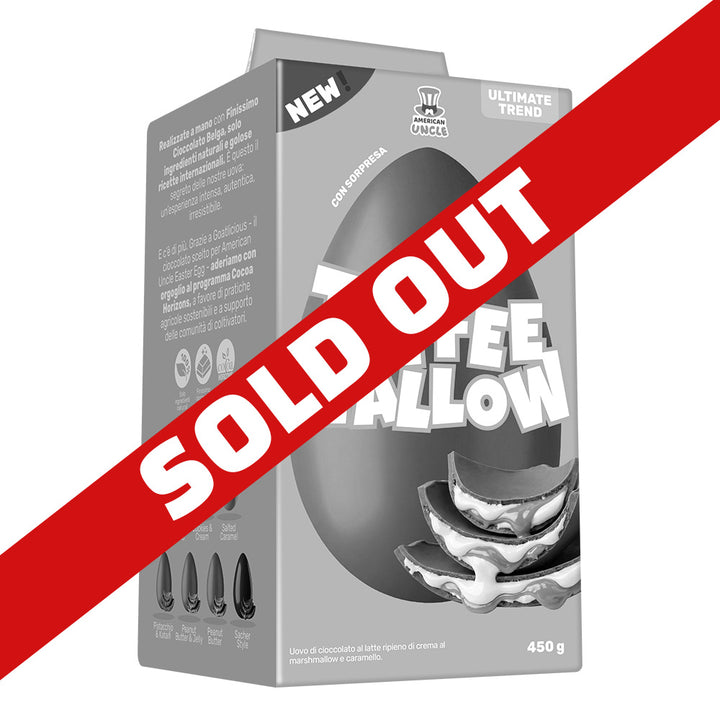 AU Toffee Mallow Osterei, Milchschokoladen-Osterei gefüllt mit marshmallow-Creme und Karamell, 450 g 