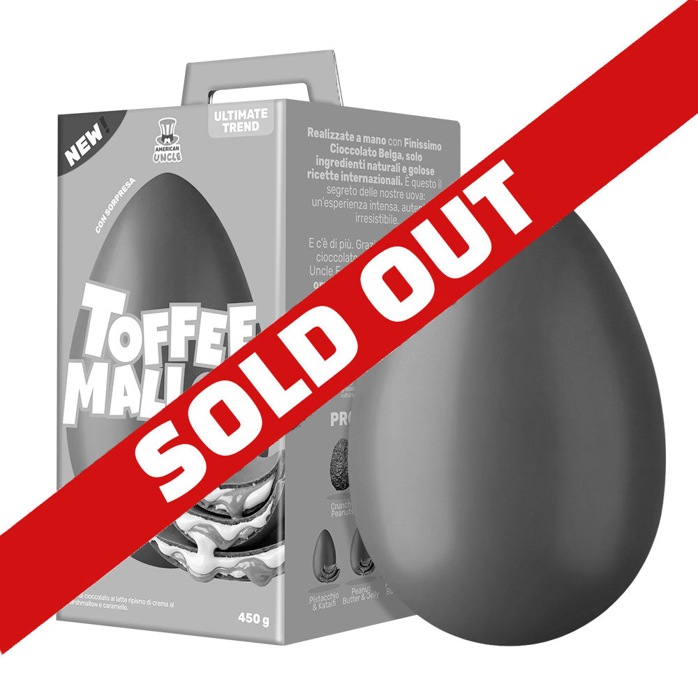 AU Toffee Mallow Osterei, Milchschokoladen-Osterei gefüllt mit marshmallow-Creme und Karamell, 450 g 