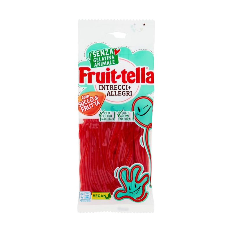 Confezione da 125g, caramella al gusto di frutta Fruittella.