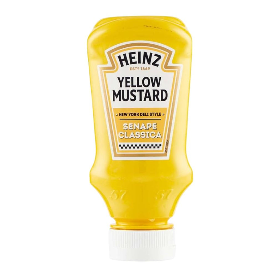 Heinz Yellow Mustard, senape da 240g.
