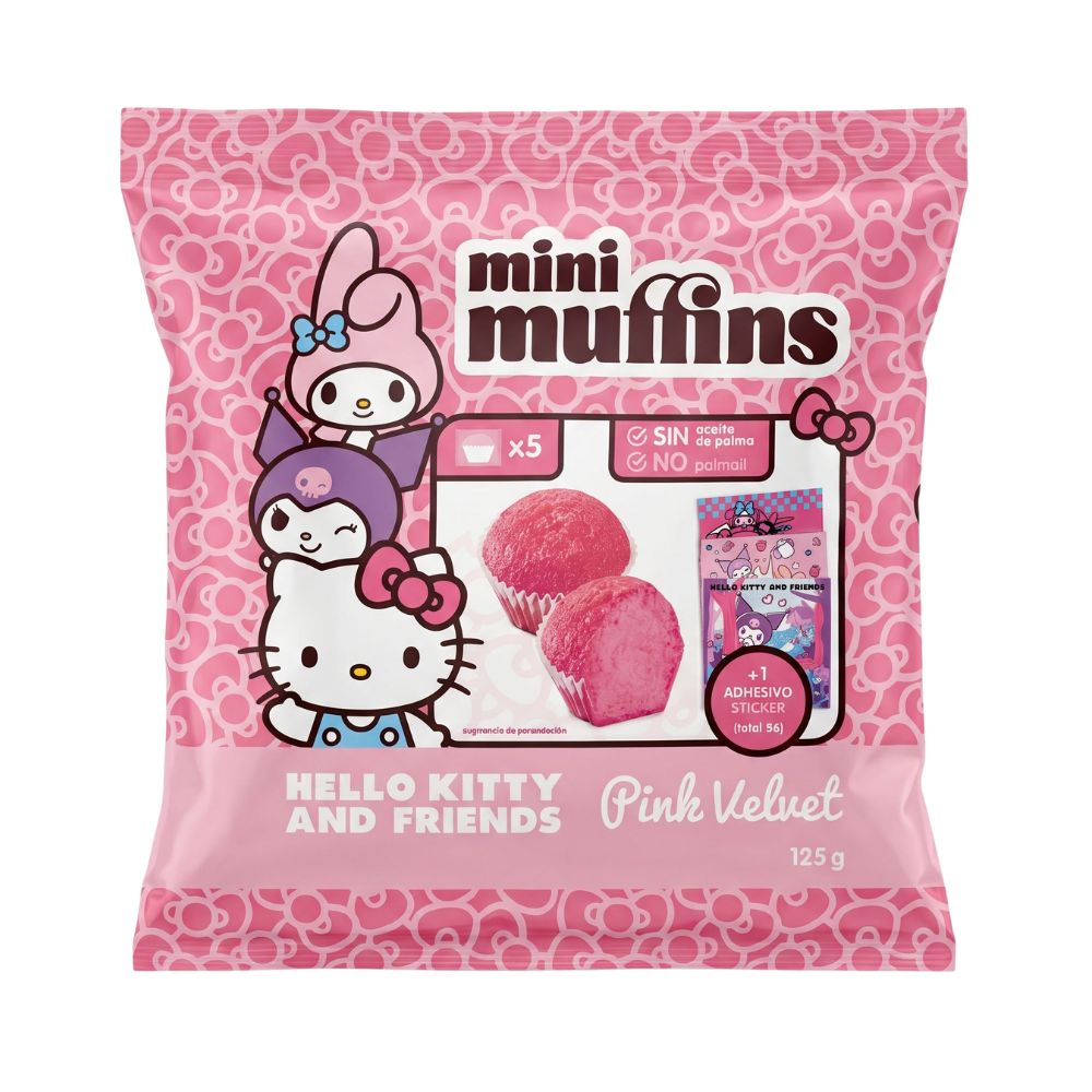 Hello Kitty Mini-Muffin Pink Velvet 125 g 