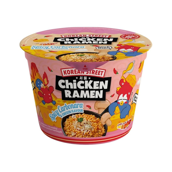 K.STREET Spicy Carbo Chicken Bowl-Nudeln 106g 
