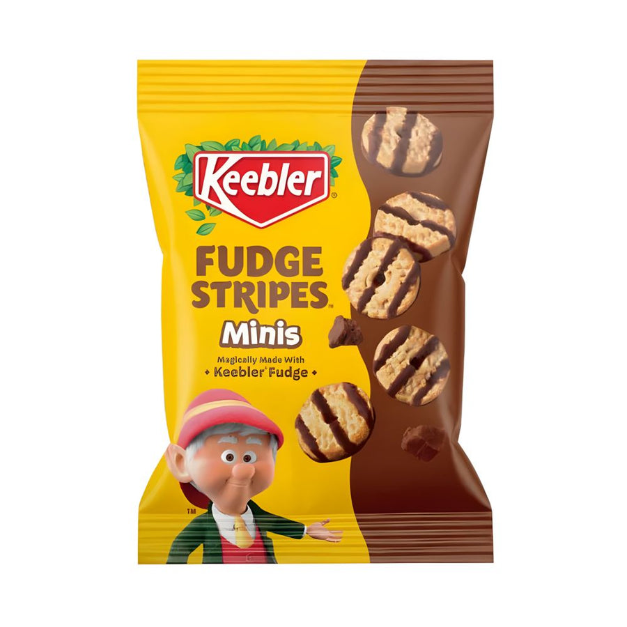 Keebler Cookies Fudge Stripes Minis, Schokoladenkekse, 85g.